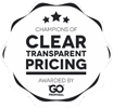 Champions of clear transparent pricing